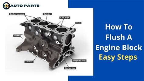 how to flush engine block