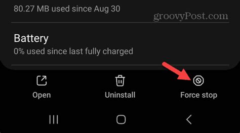 how to force close app on android tablet