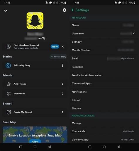 how to force dark mode on snapchat android