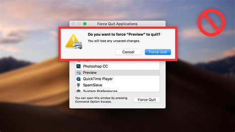 how to force quit acrobat reader on mac