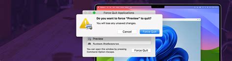 how to force quit an unresponsive app on mac
