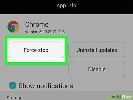 how to force stop apps on android