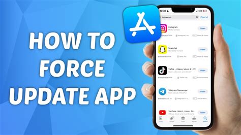 how to force update app ios