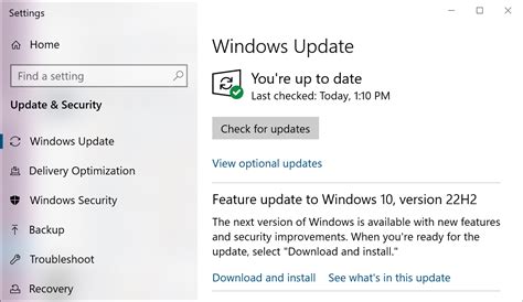 how to force update windows 10 to 22h2