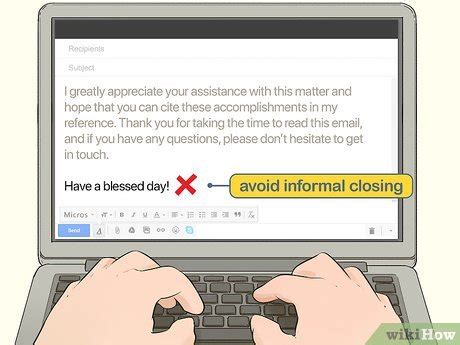 how to formally end an email in english