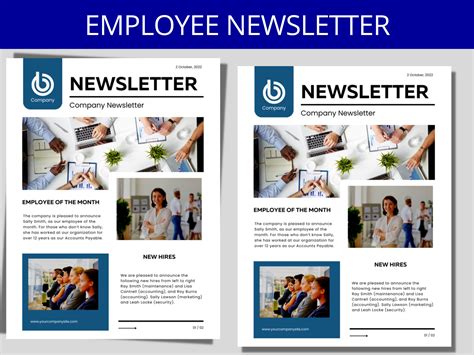 how to format a newsletter
