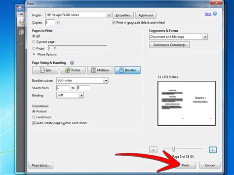 how to format a pdf for book printing