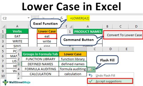 how to format all lowercase in excel