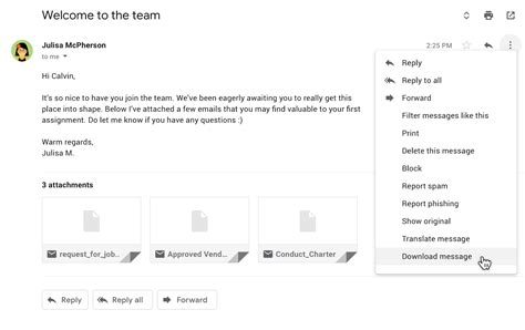 how to format an email in gmail