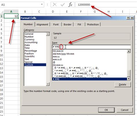how to format in millions in excel with comma