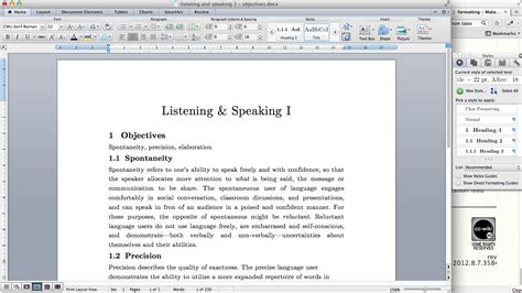 how to format latex in word