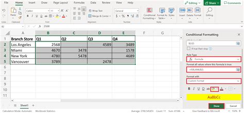 how to format only blank cells in excel