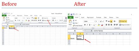 how to format text in excel cell