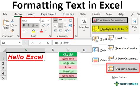 how to format text in excel lowercase