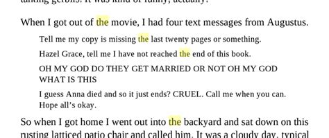 how to format text messages in a novel
