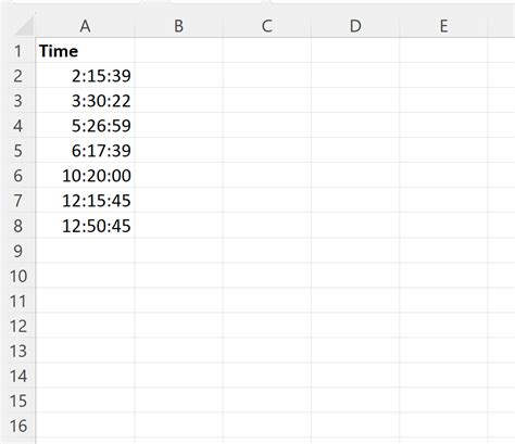 how to format time in excel milliseconds