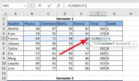 how to formula cell in excel