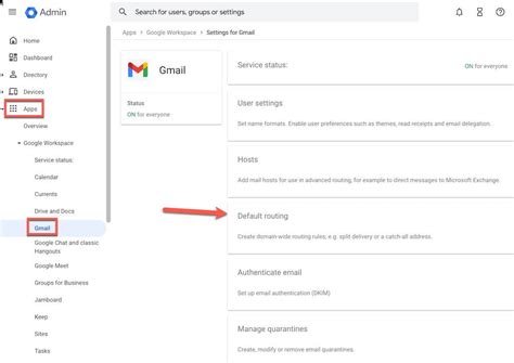 how to forward a google workspace email