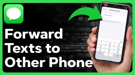 how to forward sms to another number iphone