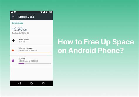 how to free up space on an android phone