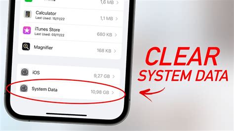 how to free up system data on iphone