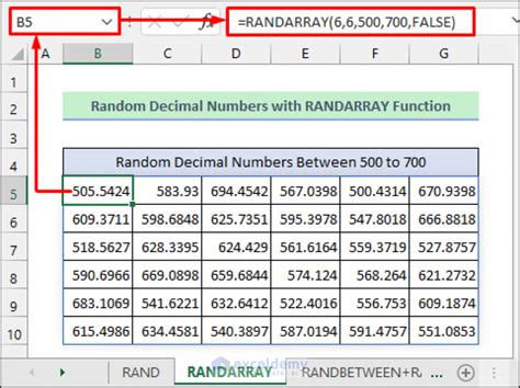 how to generate 1000 random numbers in excel