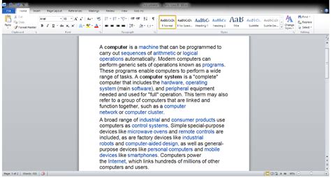 how to generate a text in ms word
