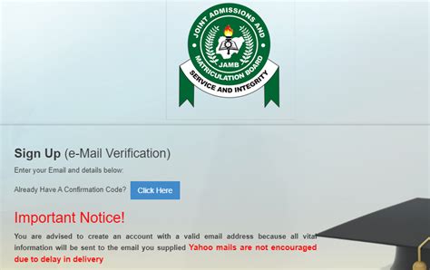 how to generate profile code for jamb 2024