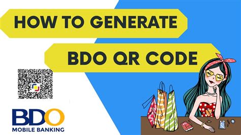 how to generate qr code in bdo mobile app