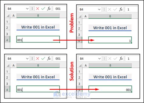 how to get 01 in excel