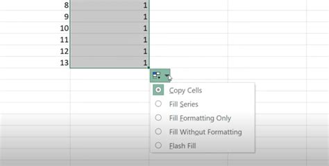 how to get 1 1 2 2 3 3 in excel