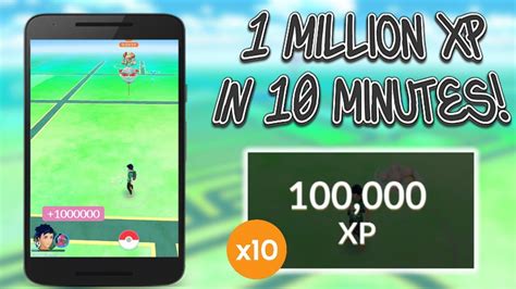 how to get 1 million xp in pokemon go in one day