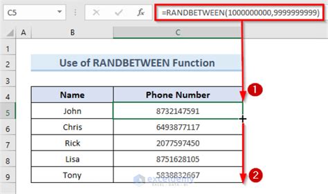 how to get 10 digit number in excel