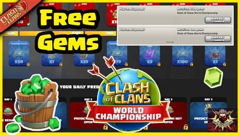 how to get 1000 free gems in coc