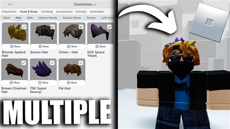 how to get 2 hairs on roblox 2024 pc