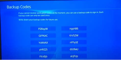 how to get 2 step verification code for ps4