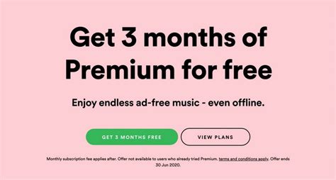 how to get 3 months spotify premium free