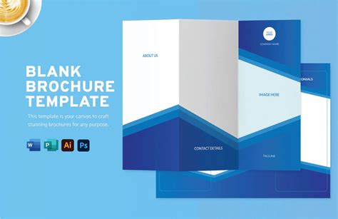 how to get a blank brochure template on word
