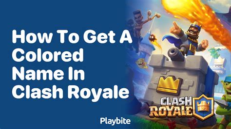 how to get a colored name in clash royale