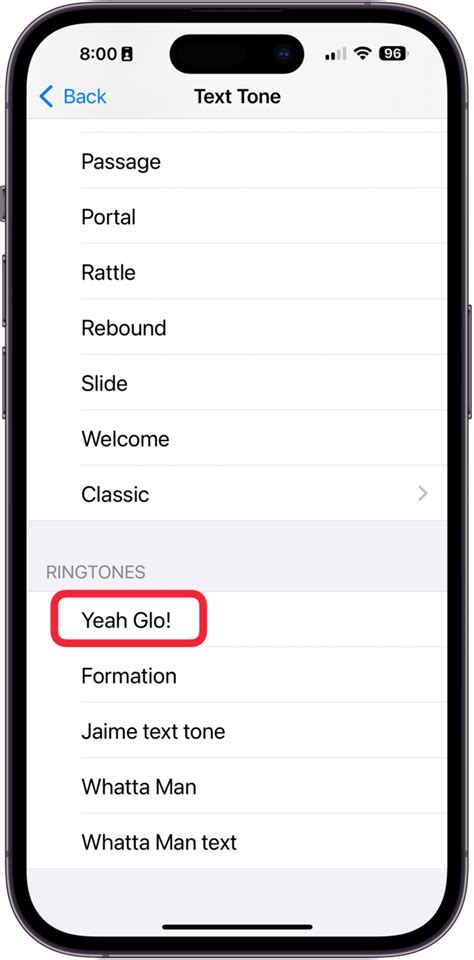 how to get a custom text tone on iphone