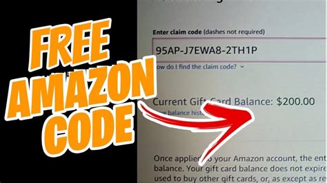 how to get a free amazon gift card code