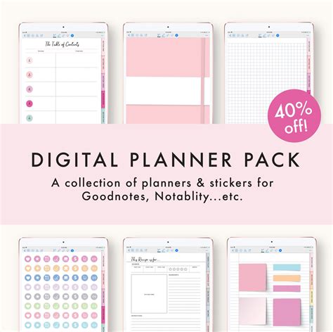 how to get a free planner on goodnotes