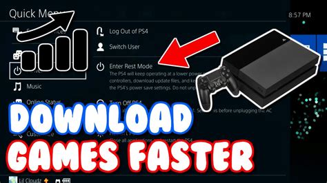 how to get a game to update faster on ps4