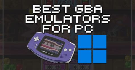 how to get a gba emulator on pc