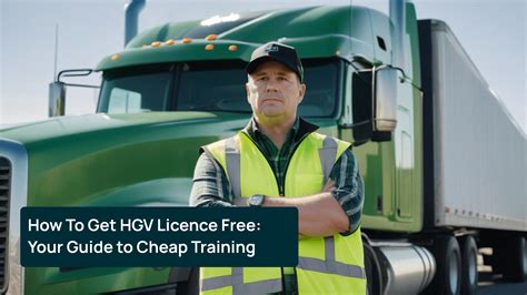 how to get a hgv licence for free