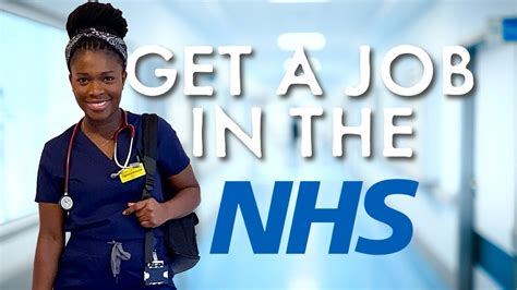 how to get a job in the nhs