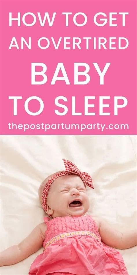 how to get a newborn to sleep when overtired