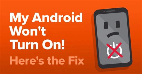 how to get a phone that won't turn on to turn on