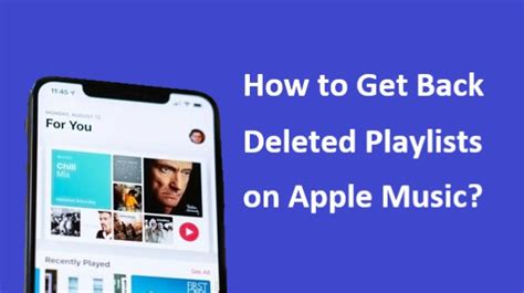how to get a playlist back on apple music