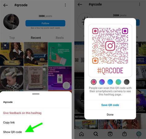 how to get a qr code for instagram and facebook
